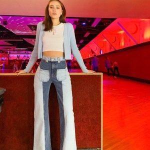 Revice Never Worn Sun Set Bell Jeans